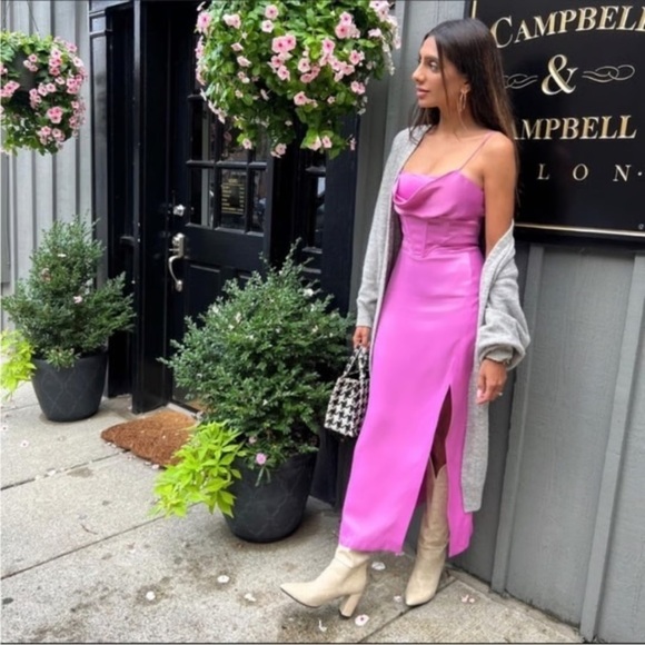 Zara Lilac Dress - Picture 3 of 11